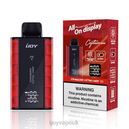 iJOY Vape Review BRNB95 - iJOY Bar Captain Disposable Strawberry Cotton Candy
