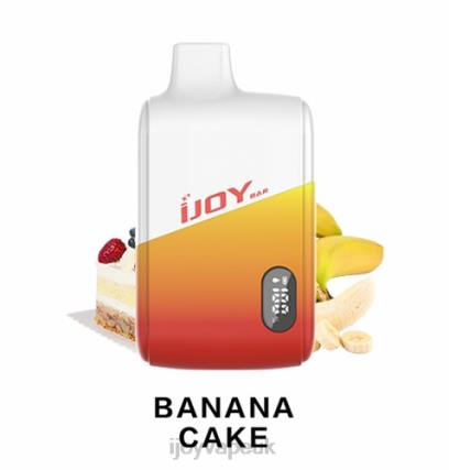 iJOY Vape Flavors BRNB176 - iJOY Bar IC8000 Disposable Banana Cake