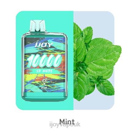 iJOY Price BRNB167 - iJOY Bar SD10000 Disposable Mint