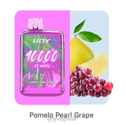 iJOY Store BRNB170 - iJOY Bar SD10000 Disposable Pomelo Pearl Grape