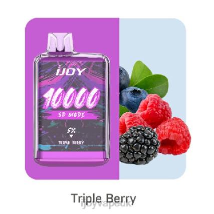 iJOY Vape Disposable BRNB173 - iJOY Bar SD10000 Disposable Triple Berry
