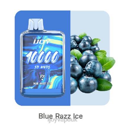 iJOY Vape London BRNB162 - iJOY Bar SD10000 Disposable Blue Razz Ice
