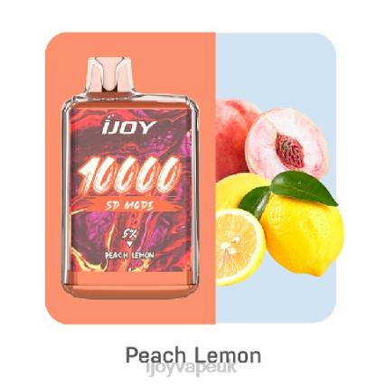 iJOY Vapes For Sale BRNB168 - iJOY Bar SD10000 Disposable Peach Lemon