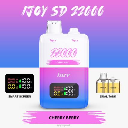 iJOY Store BRNB150 - iJOY SD 22000 Disposable Cherry Berry