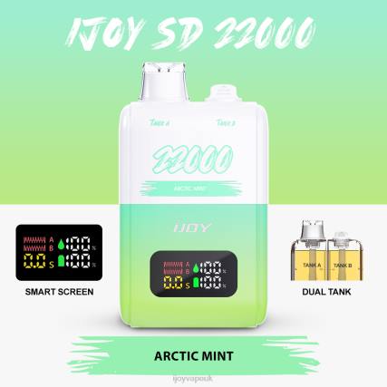 iJOY Vape Flavors BRNB146 - iJOY SD 22000 Disposable Arctic Mint
